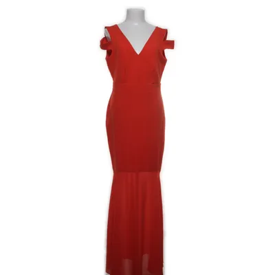 Maxikjole (Orange) fra River Island Elastan, Polyester