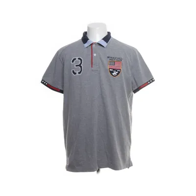 Pikétröja (Grå) från Beverly Hills Polo Club Bomull, Polyester