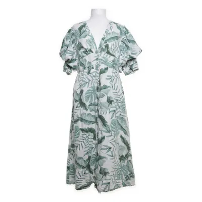 Maxi dress (Green, Multicolored) from Johanna Ortiz x H&M Linen, Viscose, Cotton
