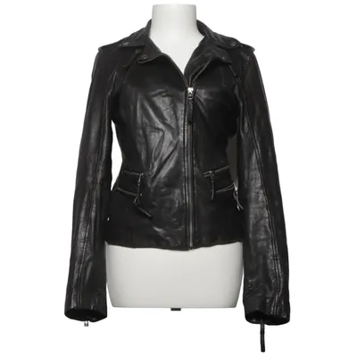 Veste en cuir (Noir) de MDK Coton, Cuir, Polyester