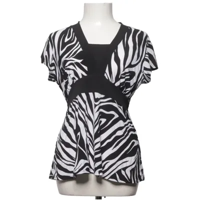 Top (Zwart, Wit) van La Bella Polyester, Viscose