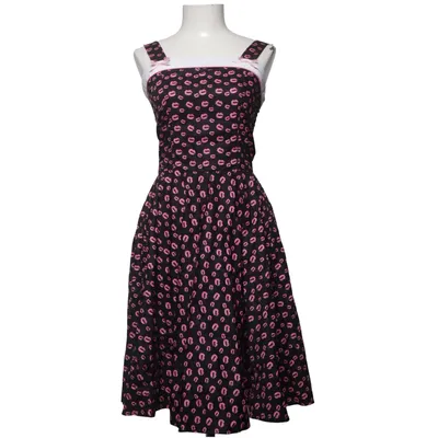Robe (Noir, Rose) de Tiki Shop Coton