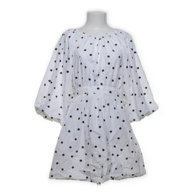 Klänning (Vit, Svart) från Influence Bomull, Polyester