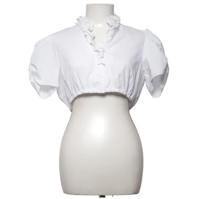 Dirndl blouse (White) from Hess Frackmann Cotton, Polyester