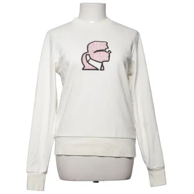 Sweatshirt (Blanc) de Karl Lagerfeld Coton biologique, Polyester