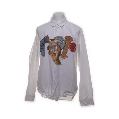 Skjorta (Vit, Flerfärgad) från Stüssy Bomull