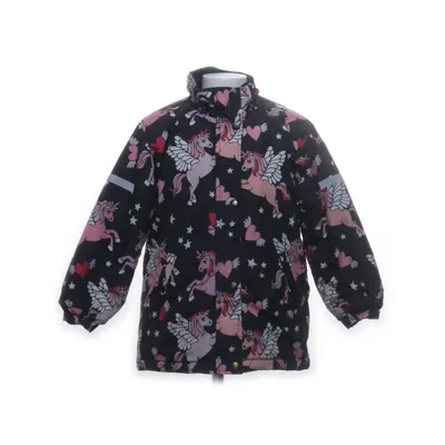 Vinterjacka (Svart, Rosa, Flerfärgad) från Lindex Polyester