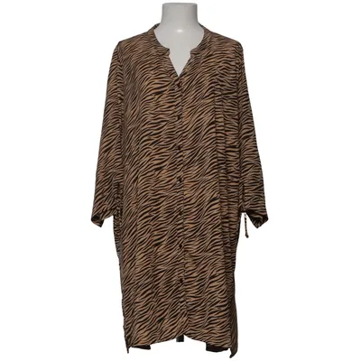 Skjortekjole (Beige, Sort) fra Amalia