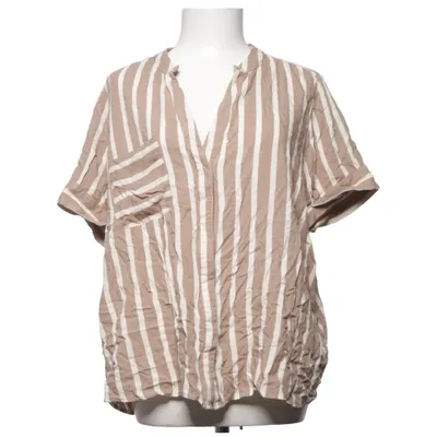 Short sleeve shirt (Beige, Brown) from ADPT Viscose