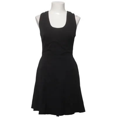Kleid (Schwarz) von Robert Rodriguez Baumwolle, Elasthan, Leder, Polyester