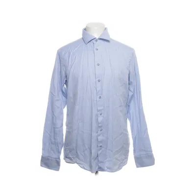 Shirt (Wit, Blauw) van Long Island Katoen
