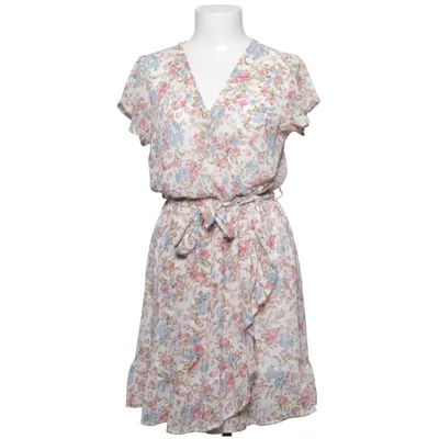 Wrap dress (White, Multicolored) from Moocci Polyester