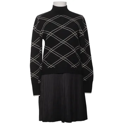 Jurk met col (Zwart, Wit) van Ted Baker