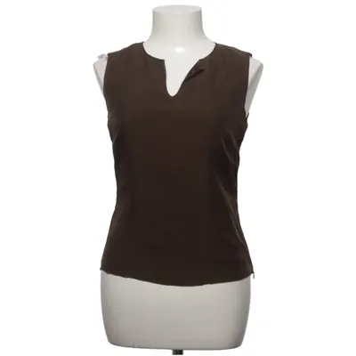 Haut (Marron) de Riley Woman Polyester, Soie