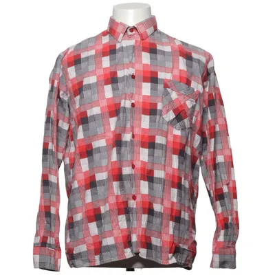 Flannel skjorte (Rød, Grå, Hvid) fra Atkins Bomuld, Viscose