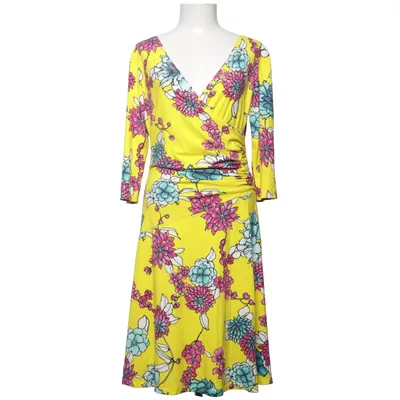 Robe (Jaune, Rose, Bleu) de Klaes & Myra's Élasthane, Viscose