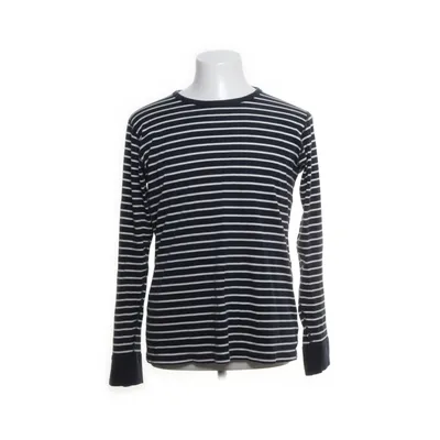 Langærmet t-shirt (Blå, Hvid) fra Polarn O. Pyret Økologisk bomuld