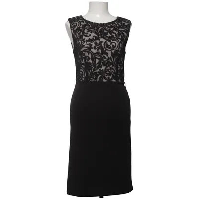 Jurk (Zwart, Beige) van Malvin Women Polyamide, Polyester, Viscose