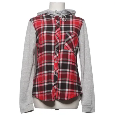 Hættetrøje (Rød, Grå, Hvid, Sort) fra Ardene Elastan, Polyester
