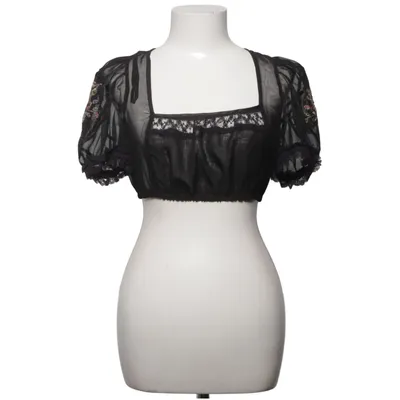 Dirndlbluse (Sort) fra Country Line