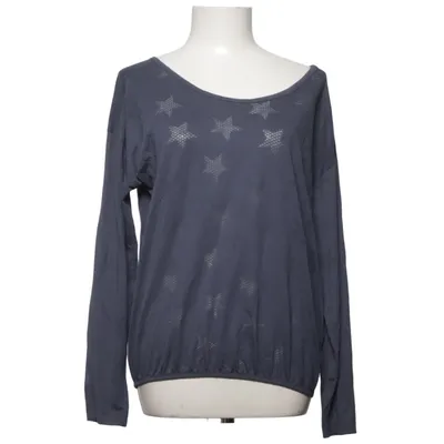 Langærmet t-shirt (Blå) fra House of Lola Bomuld, Polyester