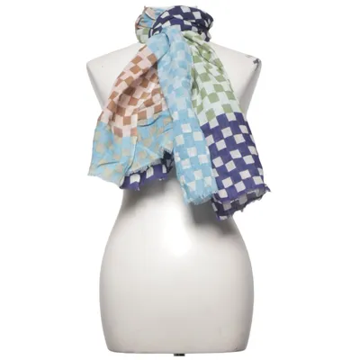 Châle (Vert, Bleu, Blanc) de Épice Coton, Lin
