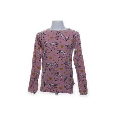 Långärmad t-shirt (Rosa, Guldfärgad, Flerfärgad) från Småfolk Elastan, Modal, Ekologisk bomull