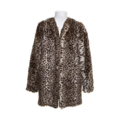 Winter jacket (Brown, Multicolored) from Mango Suit Acrylic, Polyester, Viscose