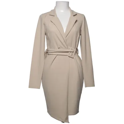 Omlottklänning (Beige) från Boohoo Elastan, Polyester