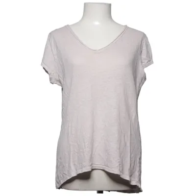 T-shirt (Beige) fra Puro Lino Linned