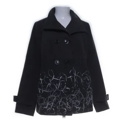 Coat (Gray, White) from Rainbow Polyester, Viscose