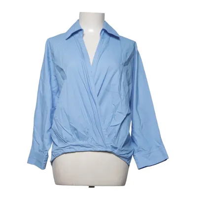Wrap blouse (Blue) from Hunkydory Cotton