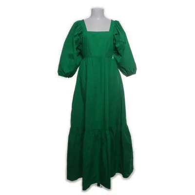 Långklänning (Grön) från Reserved Bomull