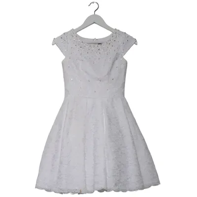 Jurk (Wit) van Lucca Acetaat, Polyester