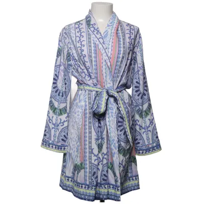 Robe portefeuille (Blanc, Bleu, Multicolore) de By Malina Collection Viscose