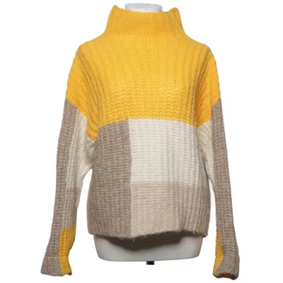 Polotröja (Gul, Beige, Grå) från Ganni Alpackaull, Polyamid