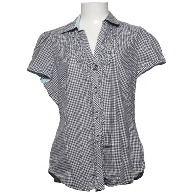 Chemise à manches courtes (Noir, Blanc) de ESPRIT Coton