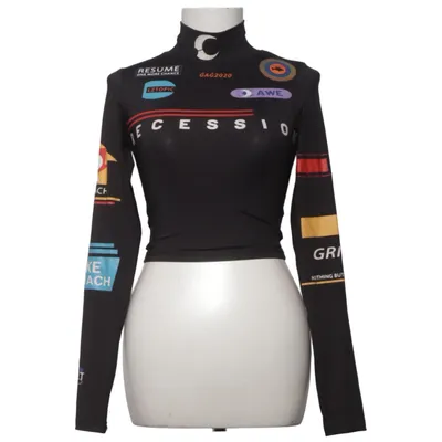 Trainingstop (Zwart, Meerkleurig) van Meysikim Elastaan, Polyester