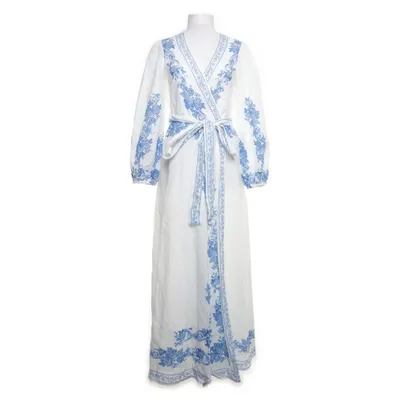 Maxi dress (White, Blue) from Love Lolita Cotton, Linen, Viscose