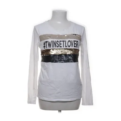 Långärmad t-shirt (192LI2RCC) från Twinset U&B Bomull, Elastan, Polyester