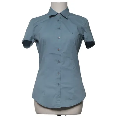 Korte mouwen shirt (Blauw) van Nautica Katoen, Elastaan