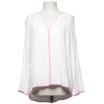 Blus (Vit, Rosa) från Zwillingsherz Viskos