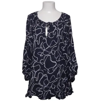 Topp (Blå, Vit, Flerfärgad) från Plus Size Viskos