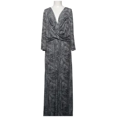 Kjole (Sort, Hvid) fra Anna Field Curvy Elastan, Polyester