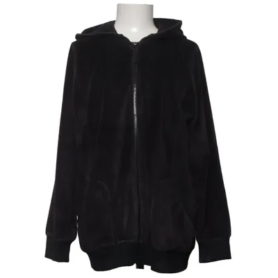 Sweat à capuche (Noir) de Zizzi Coton, Polyester