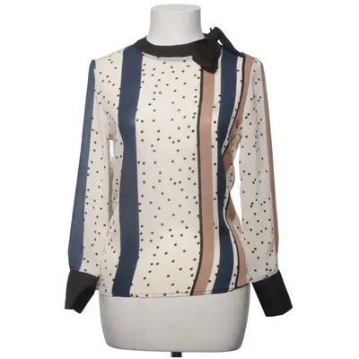Bluse (Beige, Sort, Brun) fra Tian