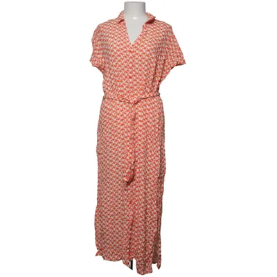 Skjortekjole (Hvid, Rød) fra Saint Tropez Viscose