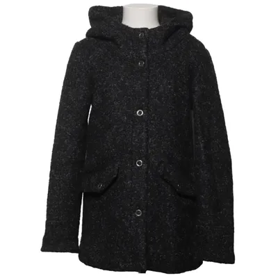 Manteau (Gris, Noir) de Yessica Polyester, Laine