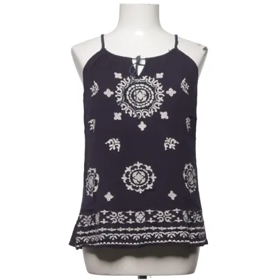 Top (Blauw, Wit) van Solitaire Viscose