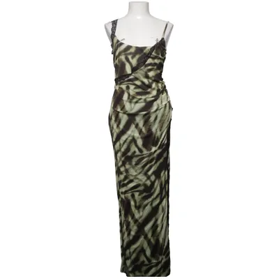 Långklänning (Grön, Svart) från ASOS Design Elastan, Polyester